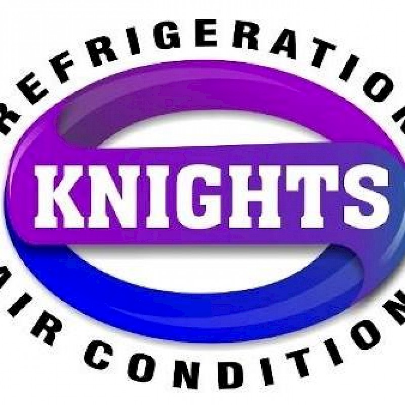 knights refrigerated trucking company logo design